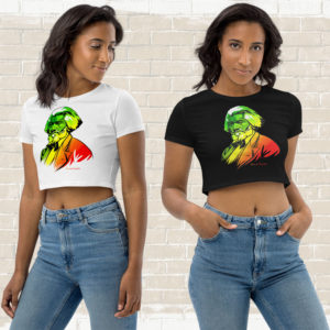 Frederick Douglass – Portrait 3 – Crop T-shirt