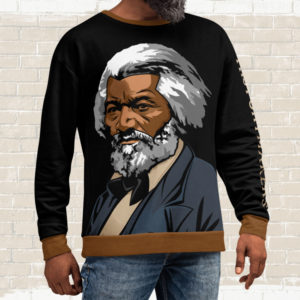Frederick Douglass – Portrait – All Over Print Sweatshirt