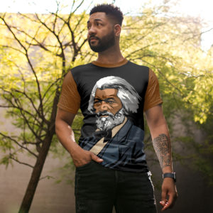 Frederick Douglass – Portrait – All Over Print T-shirt